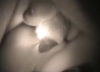 Hot porn movie with closeup banging with a wet-pussied zoophile