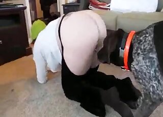 German mature with huge tits in dirty zoophilia perversions